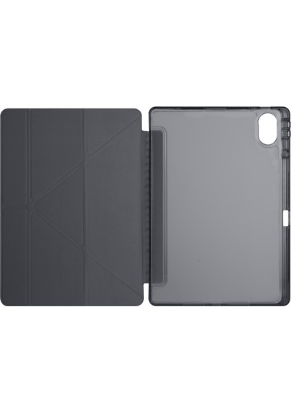 Huawei Matepad 12X Kılıf Tri Folding Üçe Katlanan Kalem Bölmeli Standlı Kılıf Uyandırma Özellikli modelleri
