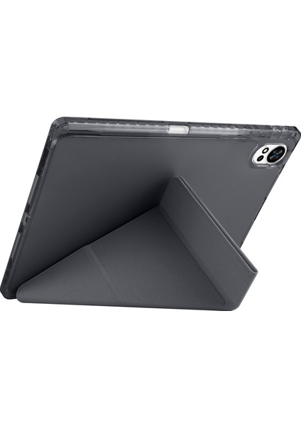 Huawei Matepad 12X Kılıf Tri Folding Üçe Katlanan Kalem Bölmeli Standlı Kılıf Uyandırma Özellikli indirimleri