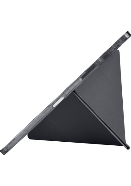 Huawei Matepad 12X Kılıf Tri Folding Üçe Katlanan Kalem Bölmeli Standlı Kılıf Uyandırma Özellikli
