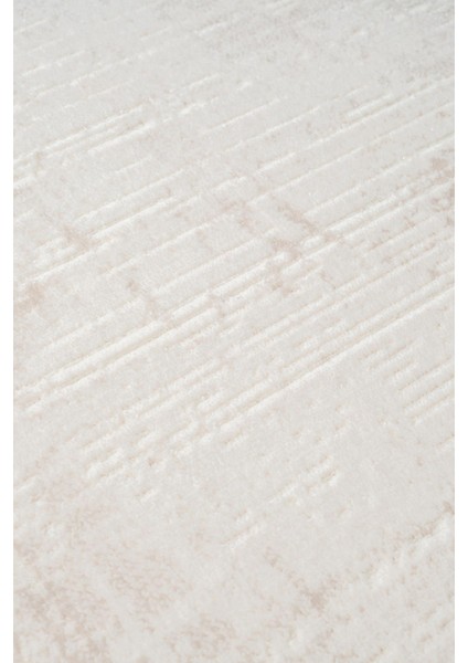 Cotto Cool CL004S Çerçeveli Desen Krem Akrilik Pamuk Tabanlı Salon Koridor Oturma Yatak Odası Halısı fırsatları