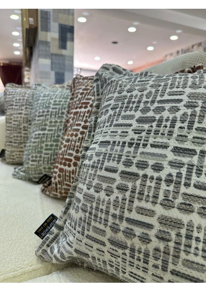 Nivemeshome Kırlent Kılıfı 45X45 Lisa 04 Gri modelleri