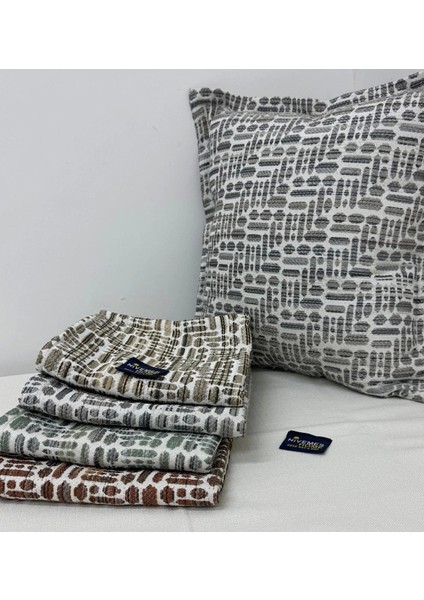Nivemeshome Kırlent Kılıfı 45X45 Lisa 04 Gri indirimleri