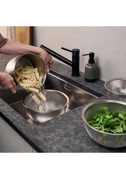 Prep Süzgeç Seti | 18/10 Paslanmaz Çelik | 3-Parça modelleri