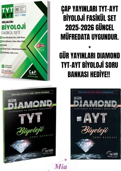 Tyt-Ayt Biyoloji Fasikül Set Hediyeli