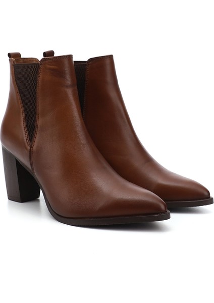 Kadın Taba Topuklu Hakiki Deri Chelsea Bot fiyatları
