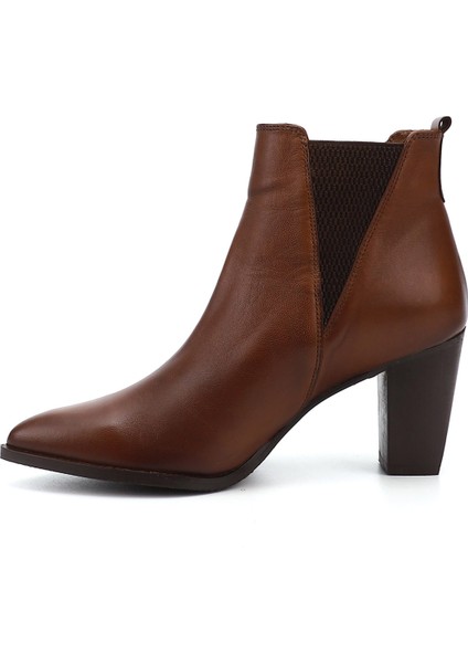 Kadın Taba Topuklu Hakiki Deri Chelsea Bot modelleri