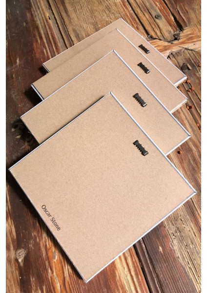 Renkli Taş Tablo Duvar Dekoru 20X20CM 4'lü Set modelleri