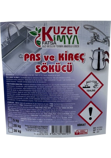 Pas ve Kireç Sökücü 5kg fırsatları