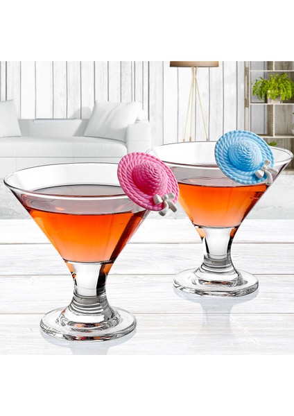 Plastik Şapka Bardak Işaretleyici Renkli 6'lı Paket fırsatları