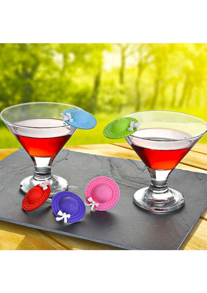 Plastik Şapka Bardak Işaretleyici Renkli 6'lı Paket indirimleri