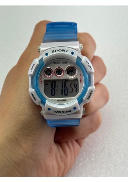 Alarmlı-Işıklı-Kronometreli-5 Atm Su Geçirmez-Hediyelik Çocuk Kol Saati modelleri