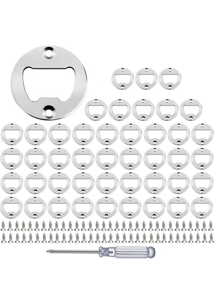 Şişe Açıcı Ekleme - 45 Set Paslanmaz Çelik Şişe Açacağı Ekler Kiti Vidalı Tornavida Ile Şişe Açacağı Dıy Dıy (Yurt Dışından)