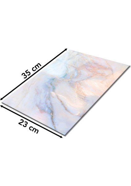 Soyut Mermer Desen Cam Kesme Tahtası, Silikon Ayaklı, Isıya Kırılmaya Dayanıklı Sunum Kesim Tablası fiyatları