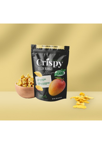 Dondurularak Kurutulmuş Mango Dilimleri 20 gr 2'li Paket indirimleri