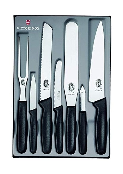 5.1103.7 7 Parça Siyah Sap Mutfak Bıçak Seti fiyatları