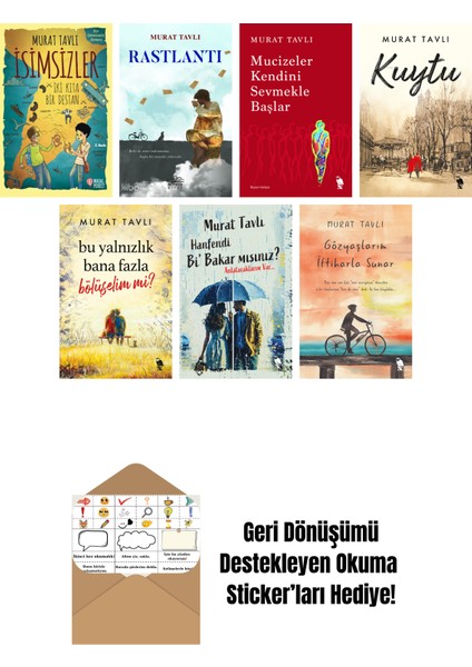Murat Tavlı 7 Kitap Seti + Okuma Sticker'ları