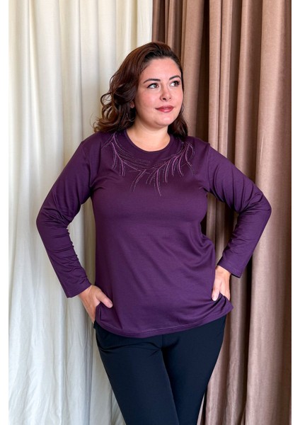 Kadın Taşlı Nakışlı Bluz 12 fırsatları