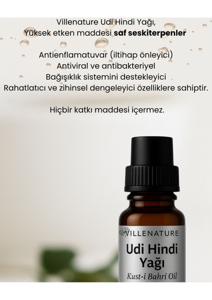 Vıllenature 2'li Set Udi Hindi Yağı “kust-I Bahri Oil” (Aquilaria Agallocha) 20 ml fiyatları