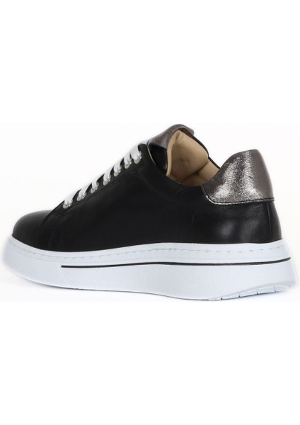 Siyah Deri Kadın Spor Ayakkabı 33WA1502 33WA1502 fırsatları