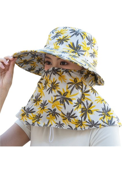 Yeni Sıcak Satış Çay Toplama Güneş Şapkası Çiftlik Işi Şal Şapka Seyahat Güneş Şapkası Kadınlar Için Yazlık Açık Hava Güneş Şapkası [iki Set] (Yurt Dışından)