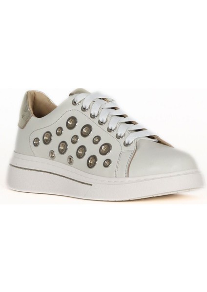 Bej Deri Kadın Spor Ayakkabı 33WA1502 33WA1502 fiyatları