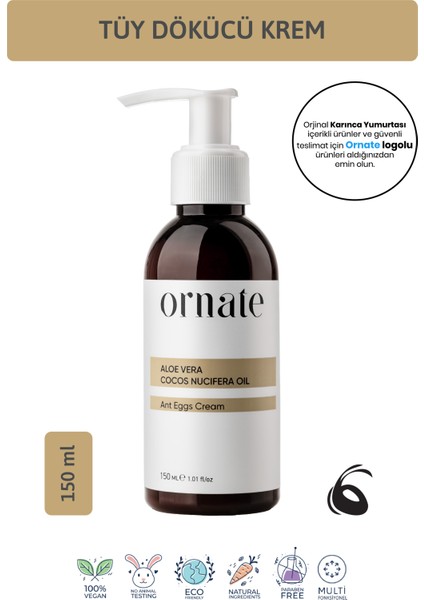 Karınca Yumurtası Tüy Dökücü Krem (Unisex)