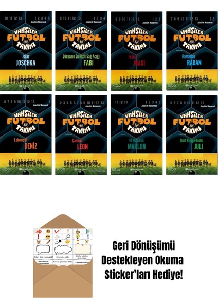 Joachim Masannek 8 Kitap Seti + Okuma Sticker'ları