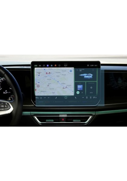 Volkswagen Golf 12.9 Inç Ekran Koruyucu Multimedya 9h Nano