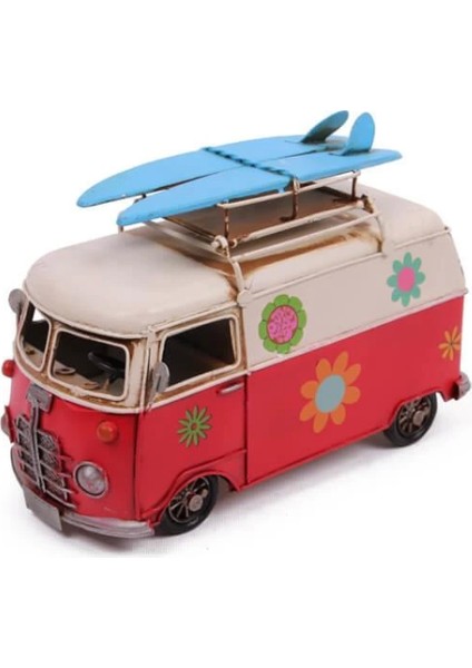 Metal Minibüs Çerçeveli Kumbaralı Biblo Dekoratif Hediyelik (7272) fırsatları