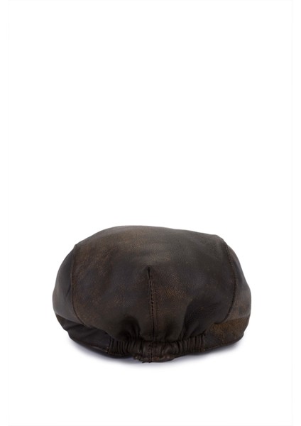 Erkek Hakiki Deri Viski Eskitme London Şapka 524 2119 Spk Y25 Vıskı Eskıtme fırsatları