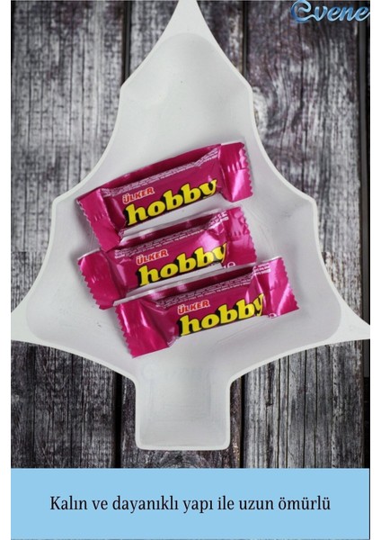 Şekerlik Sunumluk Drajelik Dekoratif Tabak Ağaç Model