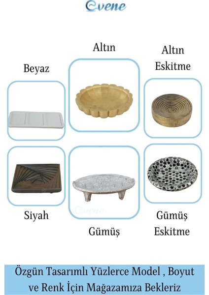 Şekerlik Sunumluk Drajelik Dekoratif Tabak Ağaç Model