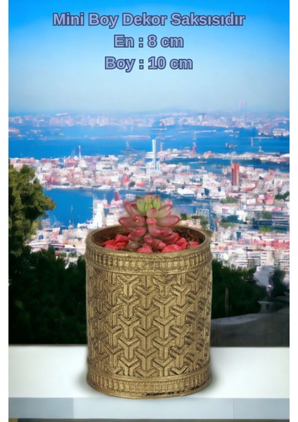 El Yapımı Saksı Dekoratif Saksı Küçük Boy Model 42 indirimleri