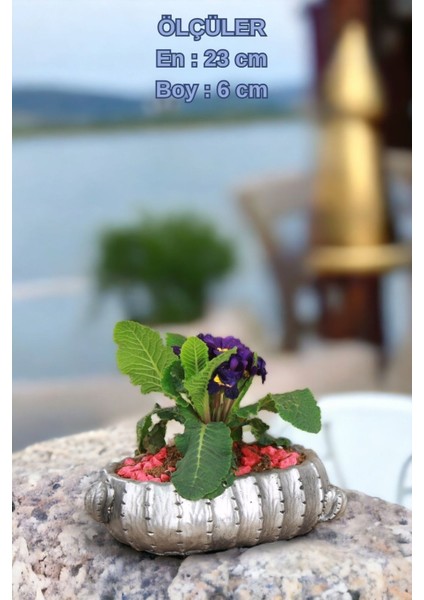 El Yapımı Saksı Seti Premium Kalite 3 Adet Dekoratif Saksı Model 3 indirimleri