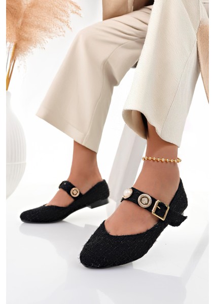 Kadın Babet Paralı Bantlı Kemerli Hafif Rahat Şık Iş Ofis Günlük Ayakkabı modelleri