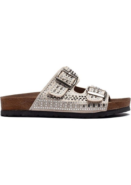 Kadın Taşlı Tokalı Rahat Kalıp Terlik Ortopedik Yürüyüş Terliği fiyatları