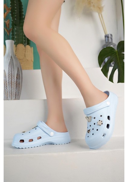 Taşlı Şık Tasarım Unisex Terlik