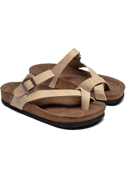 Kadın Taşlı Tokalı Rahat Kalıp Terlik Ortopedik Yürüyüş Terliği indirimleri