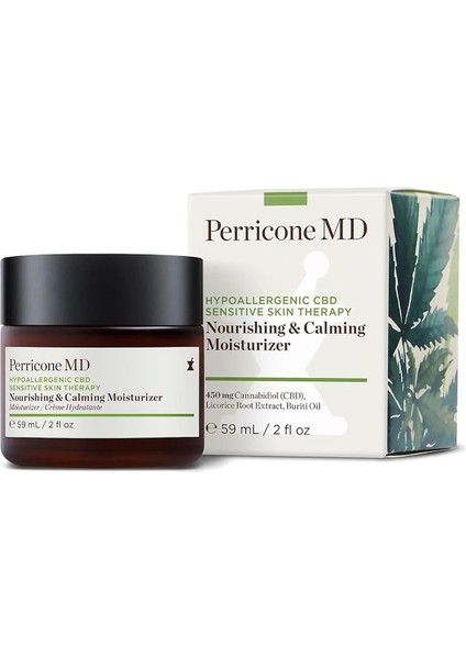 Hypoallergenic Cbd Hassas Ciltler Için Nemlendirici & Yatıştırıcı Krem 59ML