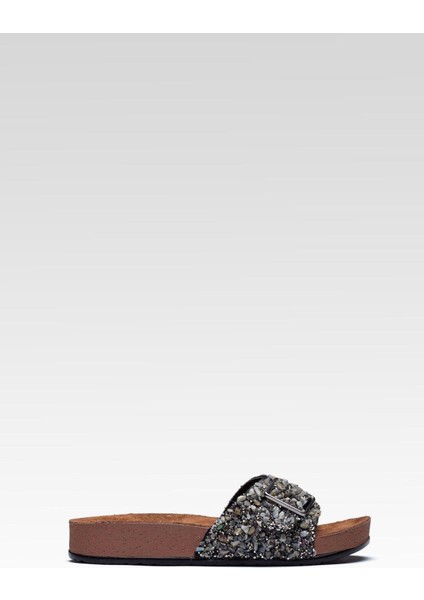 Kadın Taşlı Tokalı Rahat Kalıp Terlik Ortopedik fiyatları