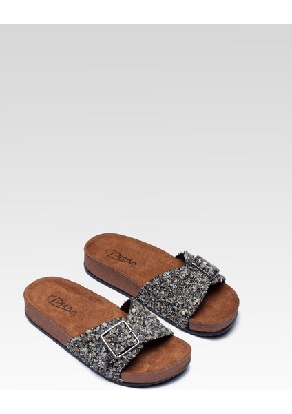 Kadın Taşlı Tokalı Rahat Kalıp Terlik Ortopedik indirimleri