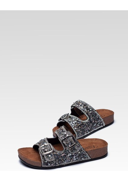 Taşlı Şık Tasarım Ortopedik Taban Kaliteli Terlik fiyatları