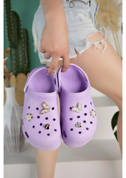 Taşlı Şık Tasarım Unisex Terlik modelleri