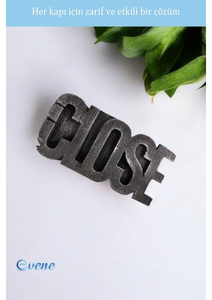 Kapı Stoperi Gümüş Eskitme Renk Dekoratif Kapı Tutucu Durdurucu Close Model