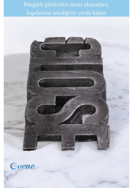 Kapı Stoperi Gümüş Eskitme Renk Dekoratif Kapı Tutucu Durdurucu Close Model