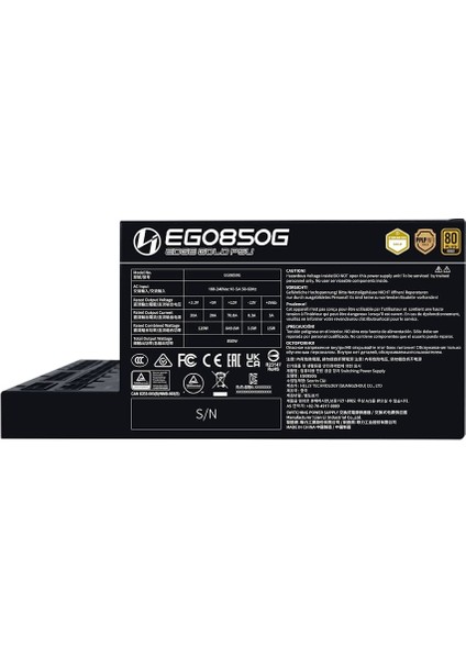 EDGE850 Siyah 850W 80+ Gold Atx Power Supply (G9P.EG0850G.B000.EU) modelleri
