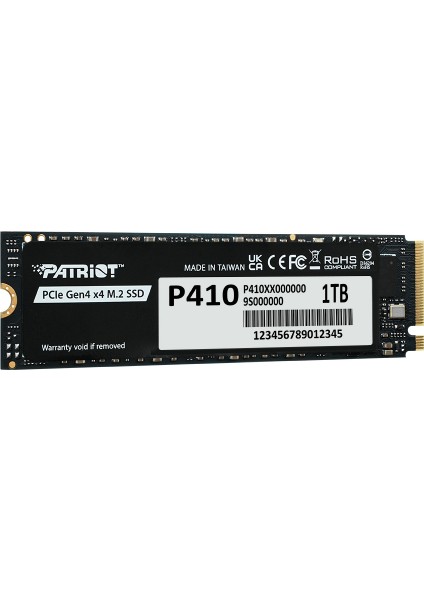P410 Pcıe Gen4 X4 (Nvme 1.4) M.2 2280 SSD R/5000 W/4500 [1tb] (P410P1TBM28H) fiyatları