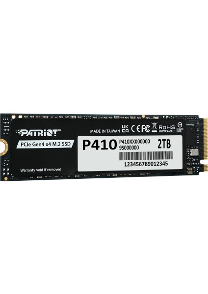 P410 Pcıe Gen4 X4 (Nvme 1.4) M.2 2280 SSD R/5000 W/4500 [2tb] (P410P2TBM28H) fiyatları