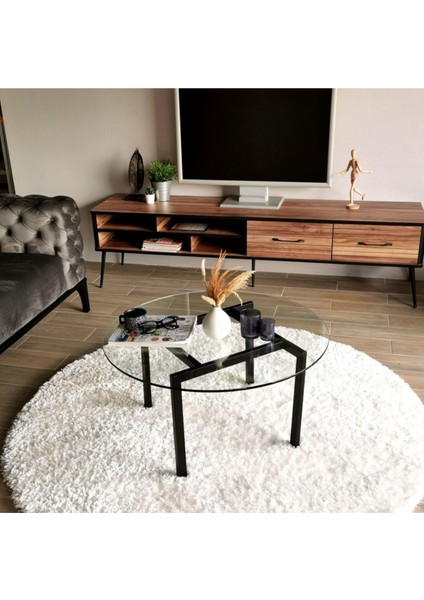 Chi Siyah Metal Cam Orta Sehp