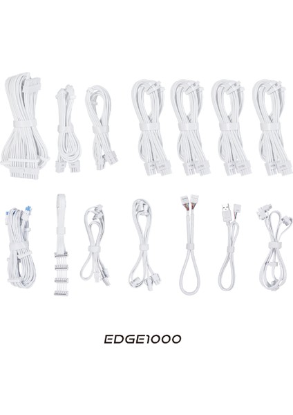 EDGE1000 Beyaz 1000W 80+ Platinum Atx Power Supply fırsatları